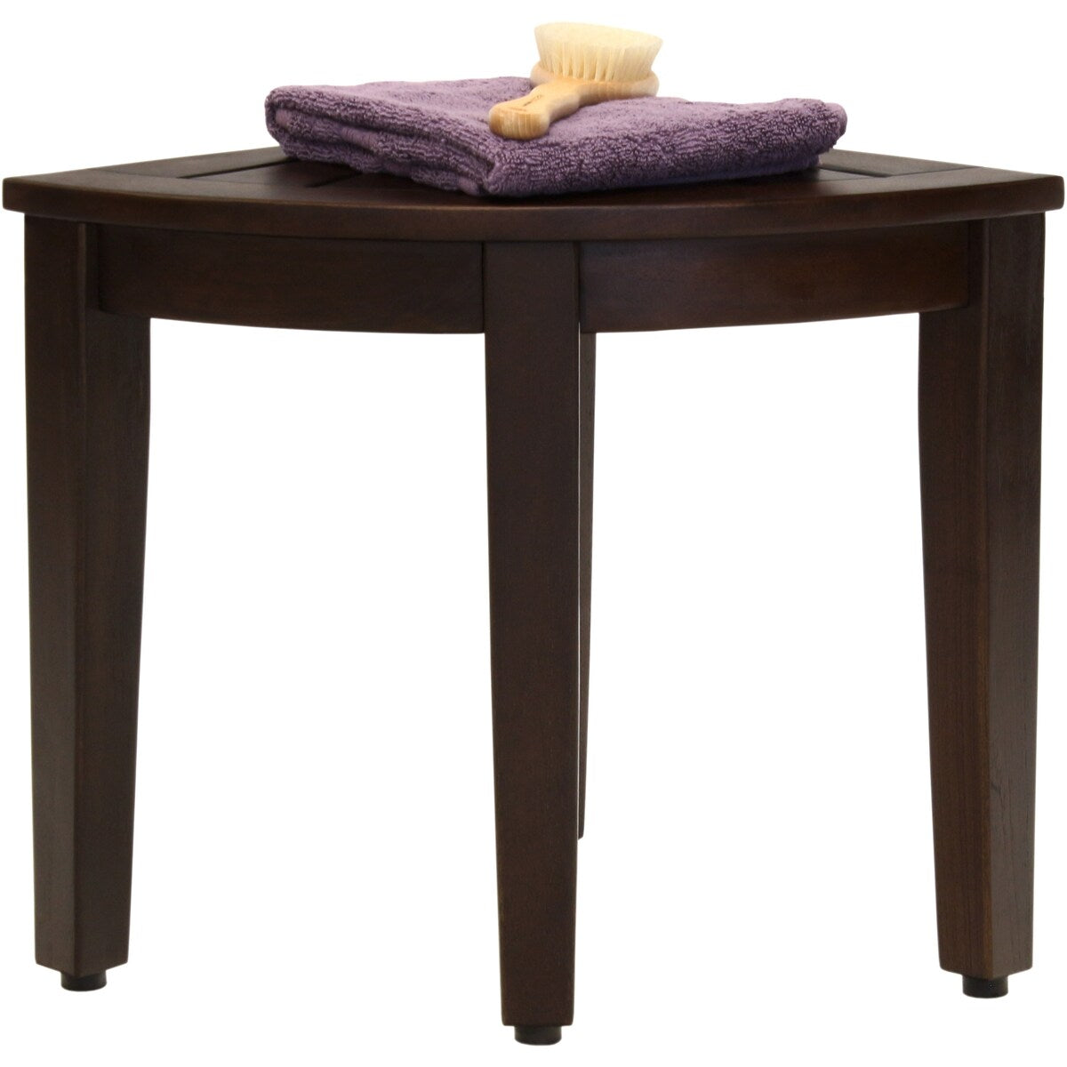 The Original Kai Corner Teak Shower Bench