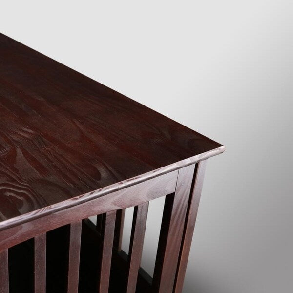 Table d'appoint en bois pour cage pour animaux de compagnie avec porte verrouillable