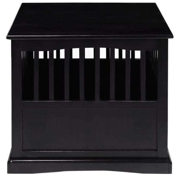 Table d'appoint en bois pour cage pour animaux de compagnie avec porte verrouillable