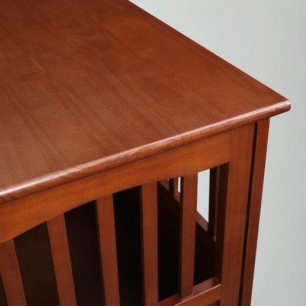 Table d'appoint en bois pour cage pour animaux de compagnie avec porte verrouillable