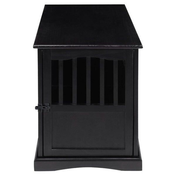 Table d'appoint en bois pour cage pour animaux de compagnie avec porte verrouillable
