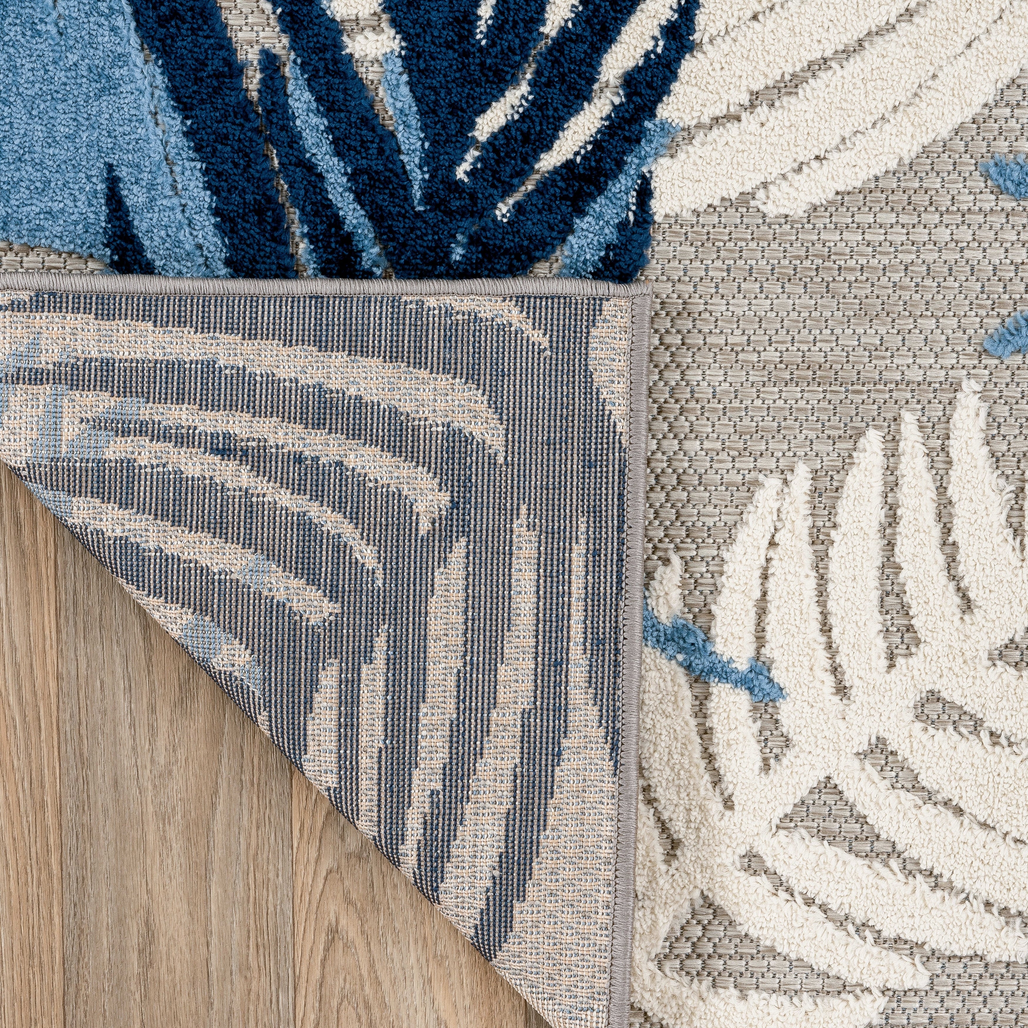 World Rug Gallery Tropical Floral Modern Indoor/Outdoor Area Rug