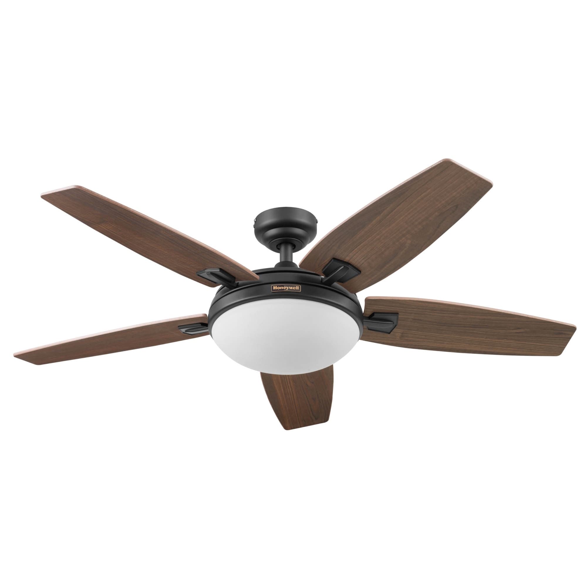 Ventilateur de plafond Honeywell Carmel 48 avec éclairage intégré et télécommande