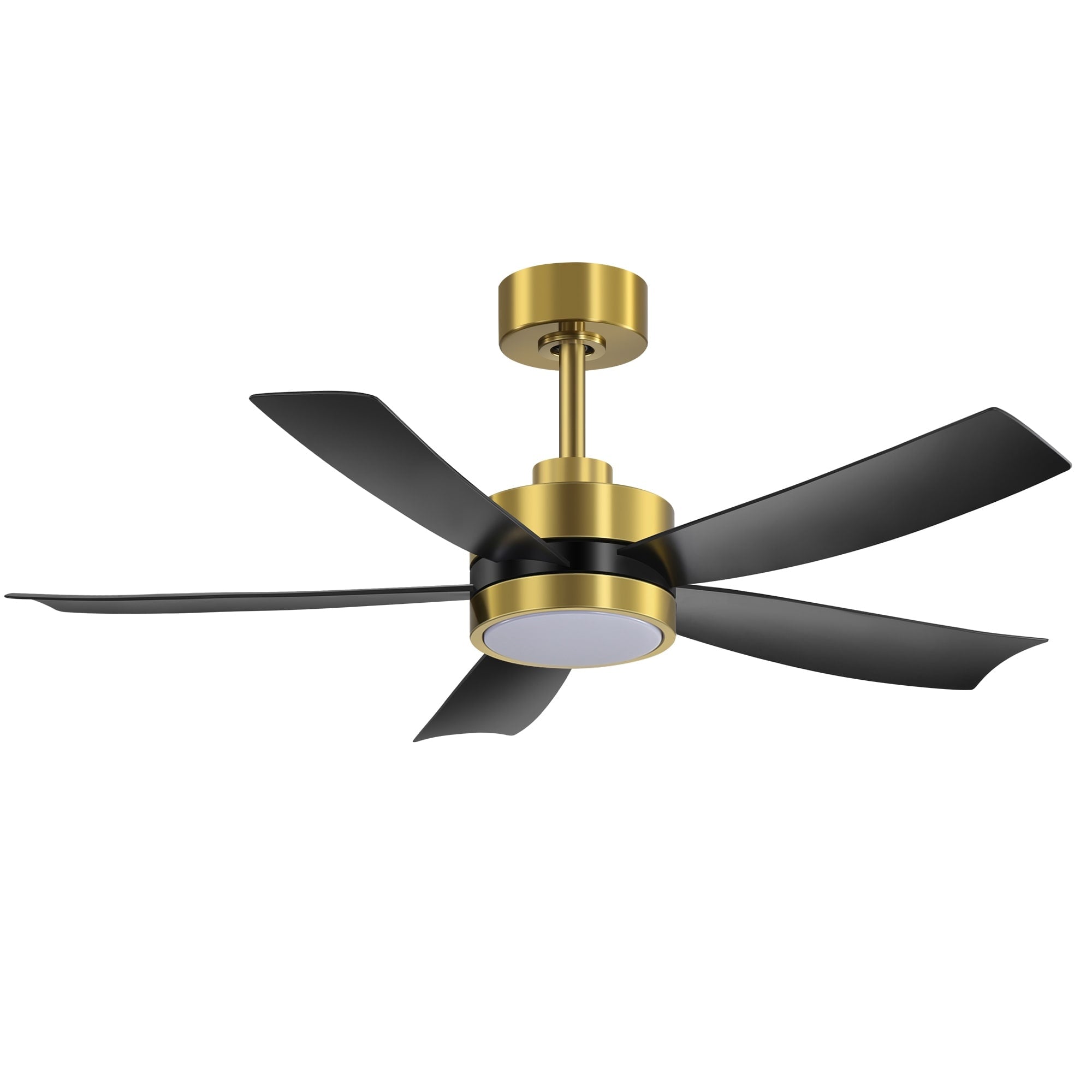 Ventilateur de plafond LED Breezary 65/52/42 à 5 pales avec kit d'éclairage et télécommande