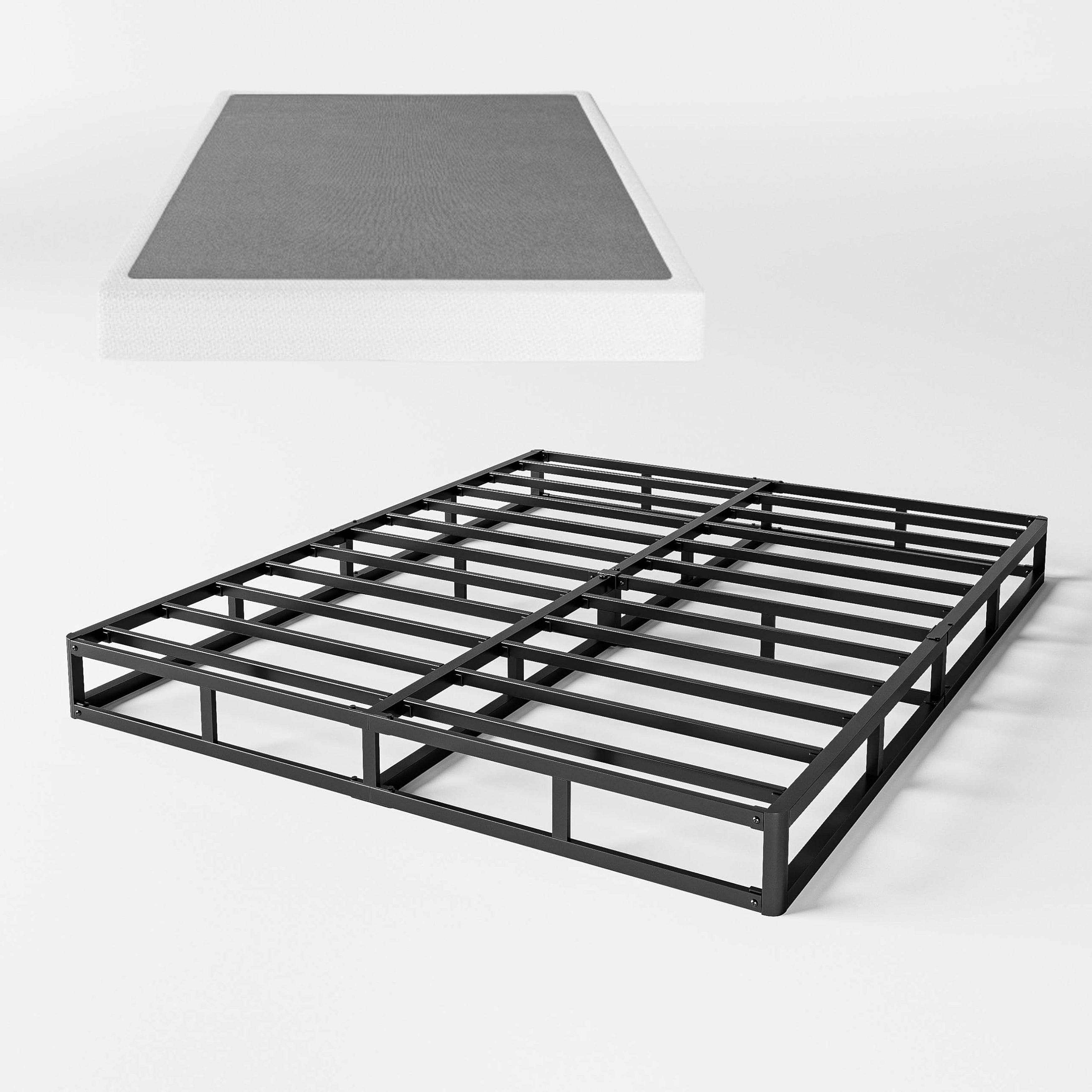 Sommier métallique FSCHOS de 7 pouces, sommier de base, sans pieds