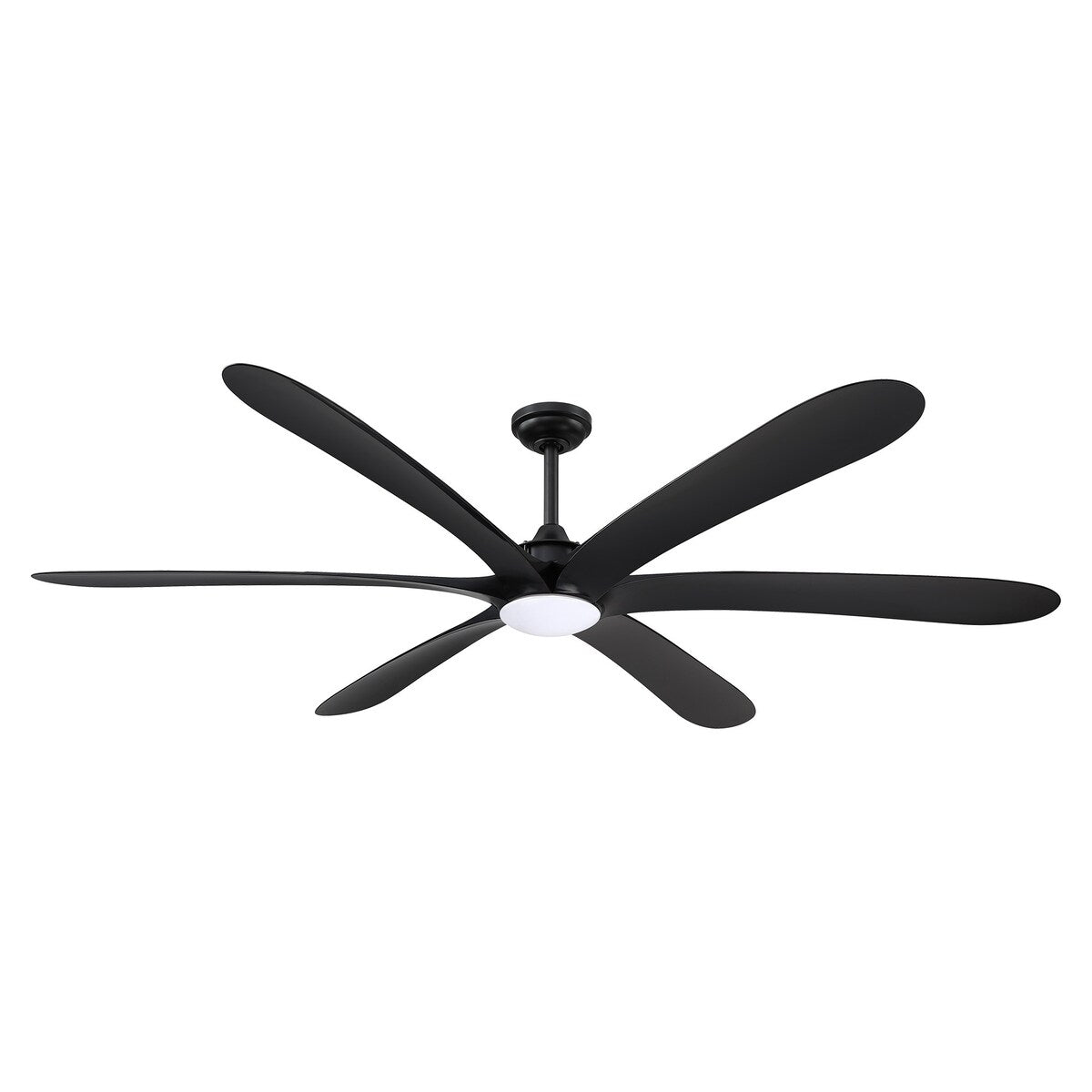 Grand ventilateur de plafond à courant continu à 6 pales en bois flotté de 72 pouces avec lumière et télécommande