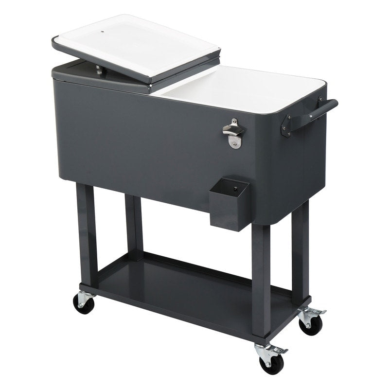 Refroidisseur à vaporisateur en fer 80QT avec étagère