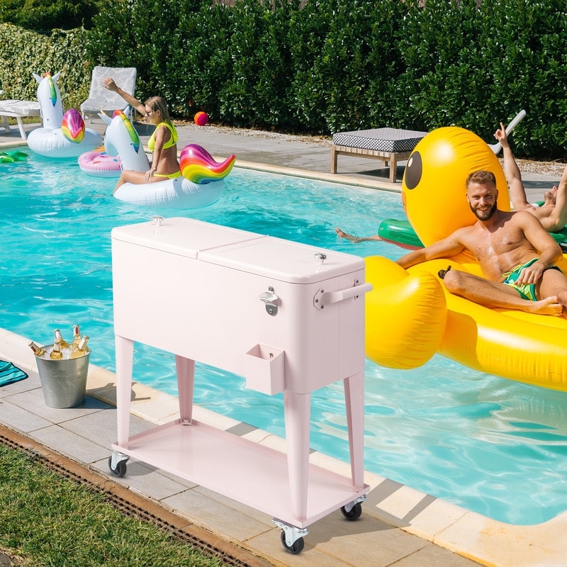 Refroidisseur à vaporisateur en fer 80QT avec étagère