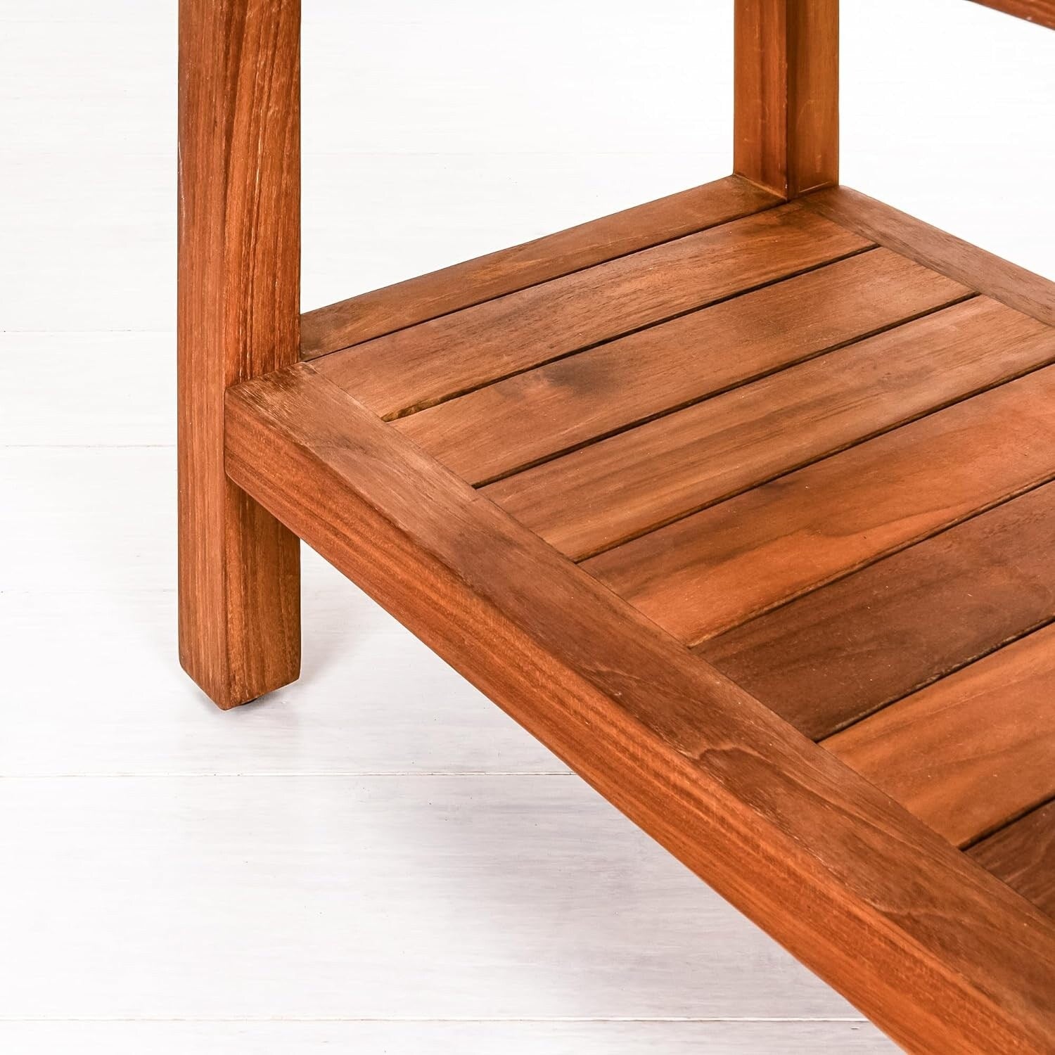 Table/banc de douche en teck indonésien Aurora Home