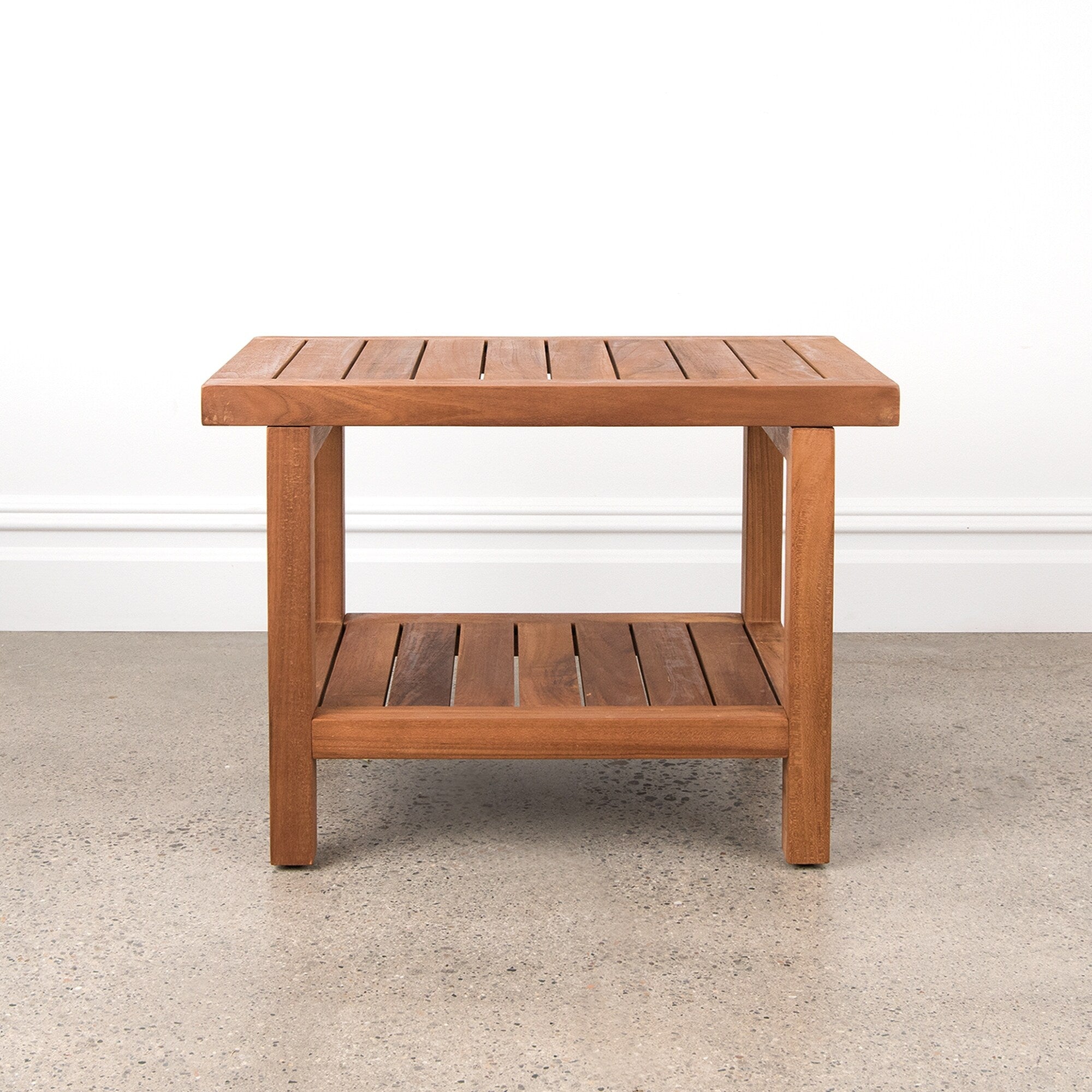 Table/banc de douche en teck indonésien Aurora Home