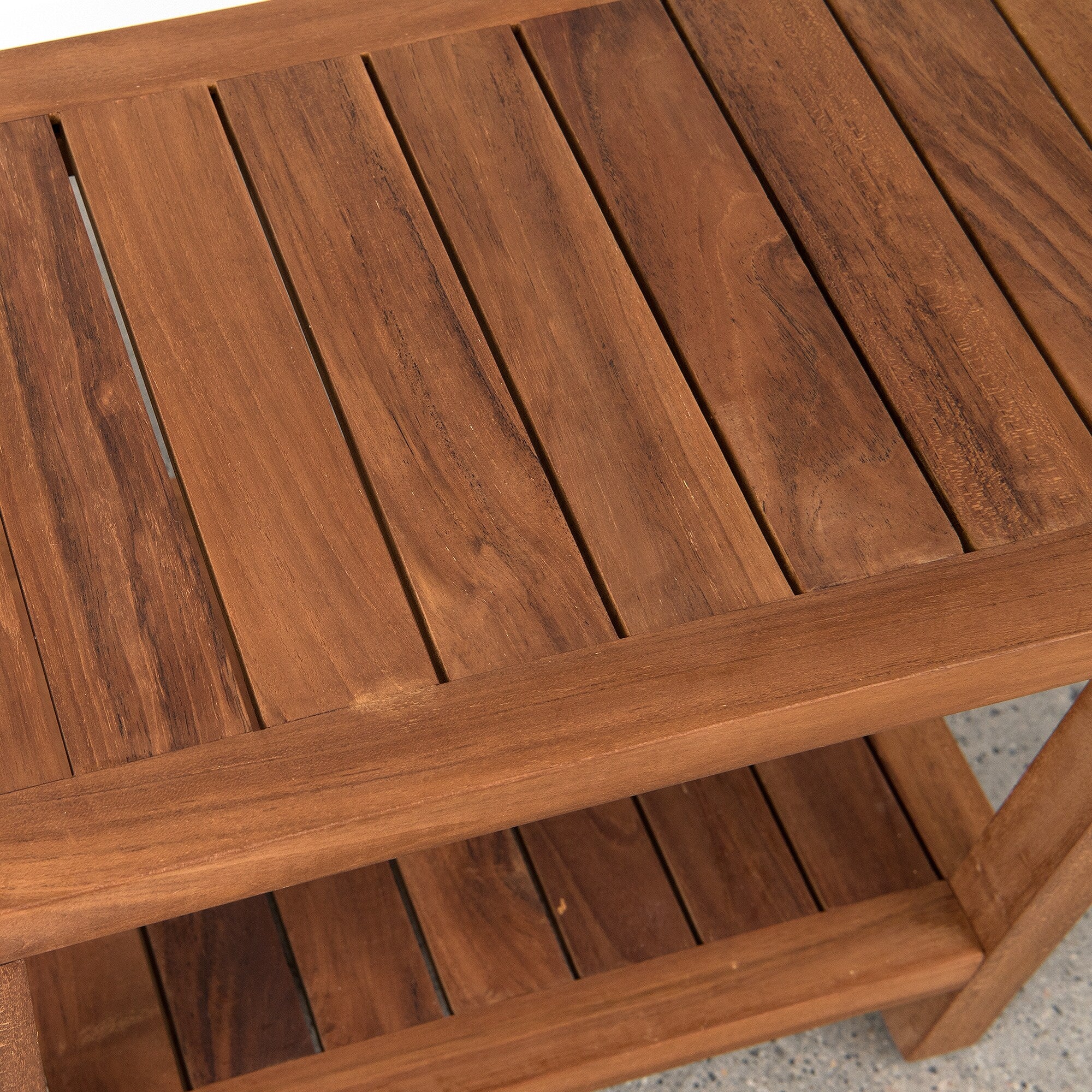 Table/banc de douche en teck indonésien Aurora Home