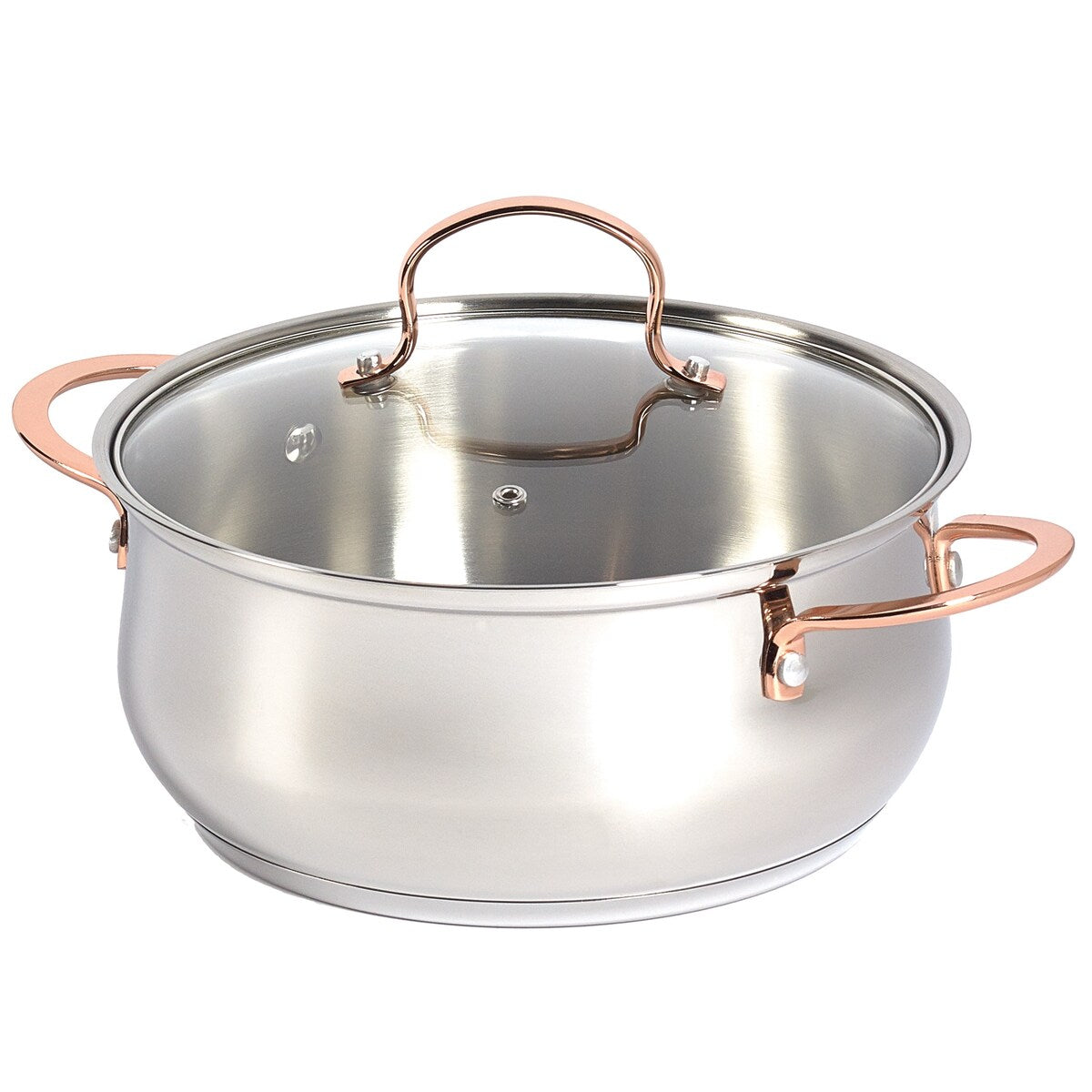 Batterie de cuisine en acier inoxydable Danemark 10 pièces