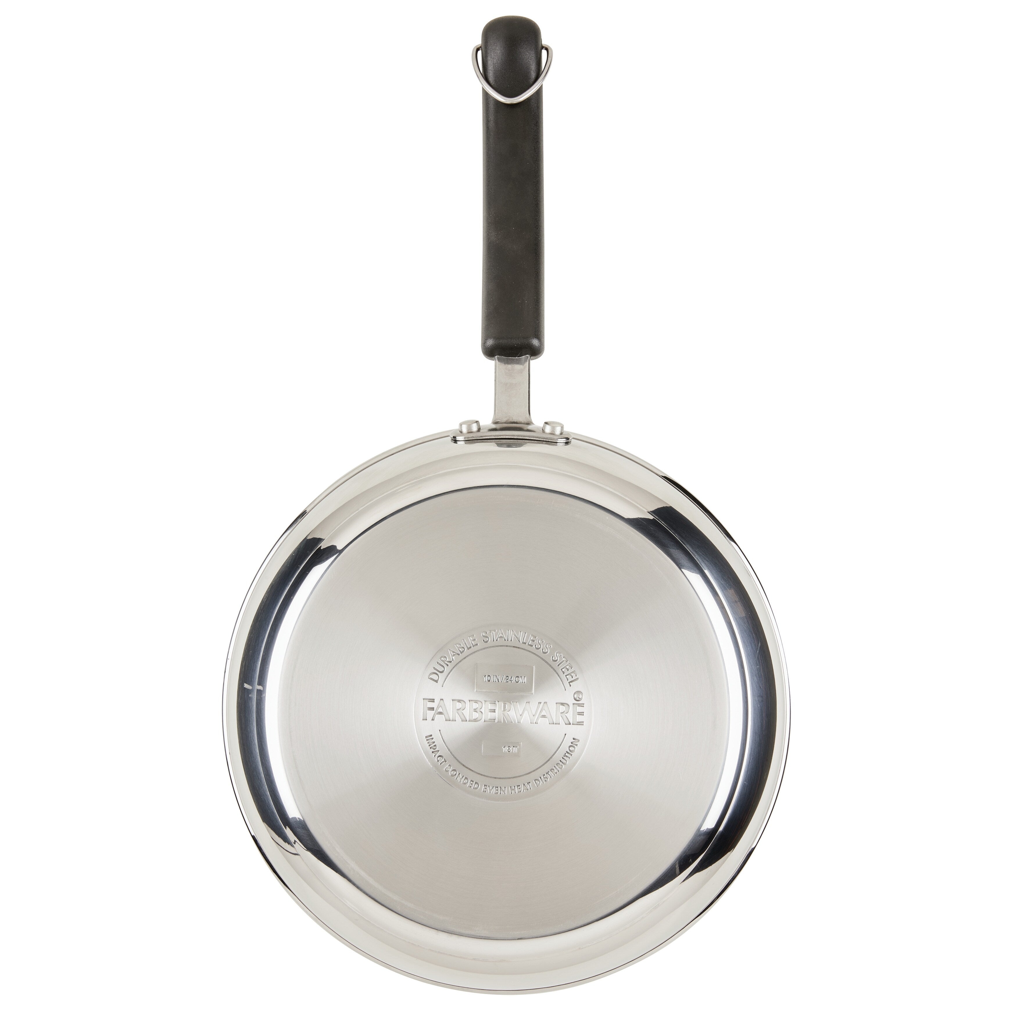 Batterie de cuisine Farberware Brilliance en acier inoxydable, 10 pièces