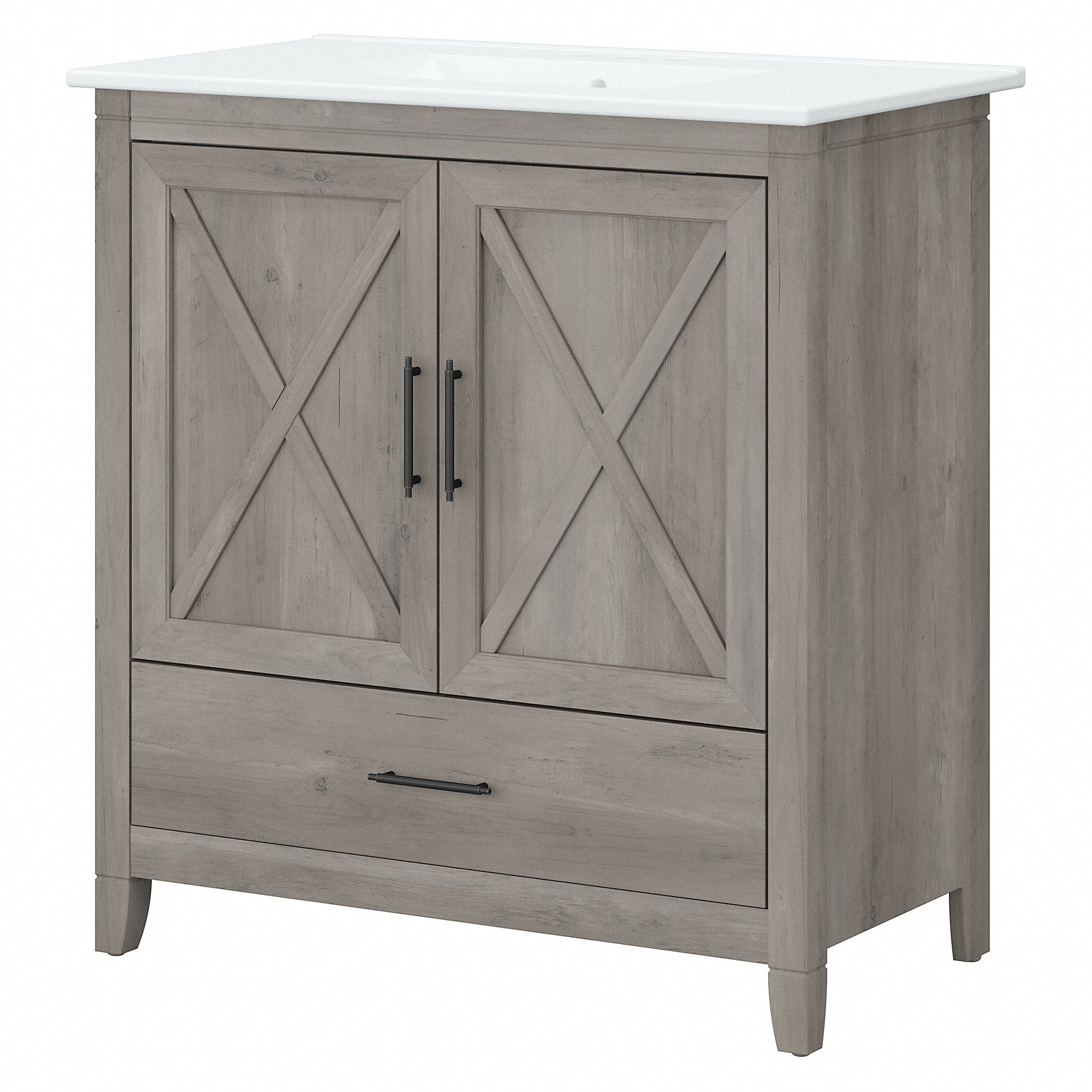 Meuble-lavabo Key West 32 W avec lavabo par Bush Furniture