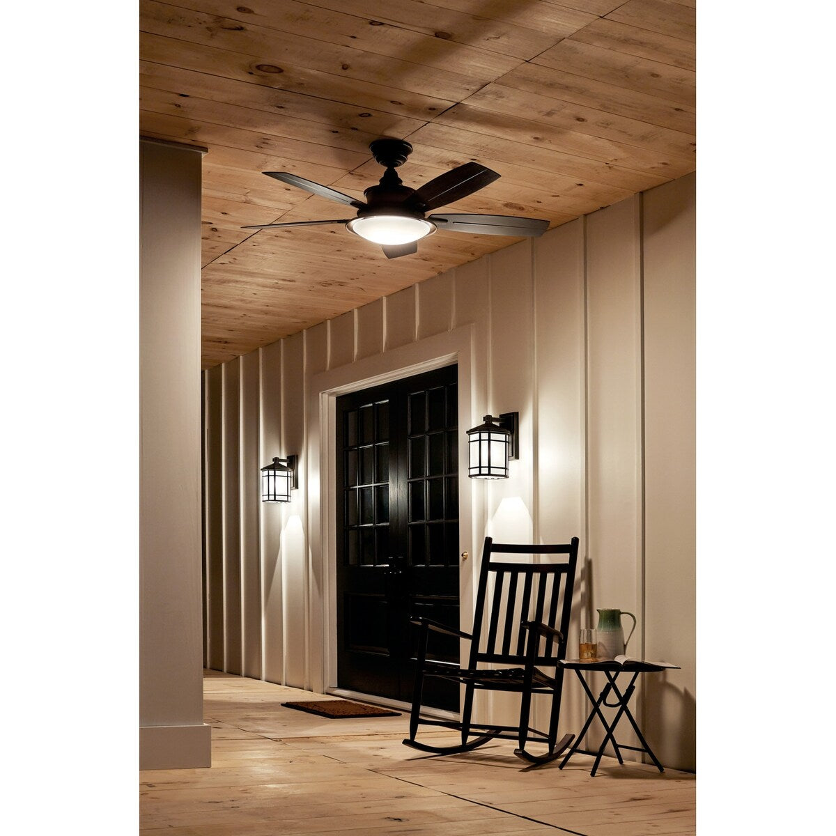 Ventilateur de plafond Kichler Cameron 52 à 5 pales à LED avec télécommande