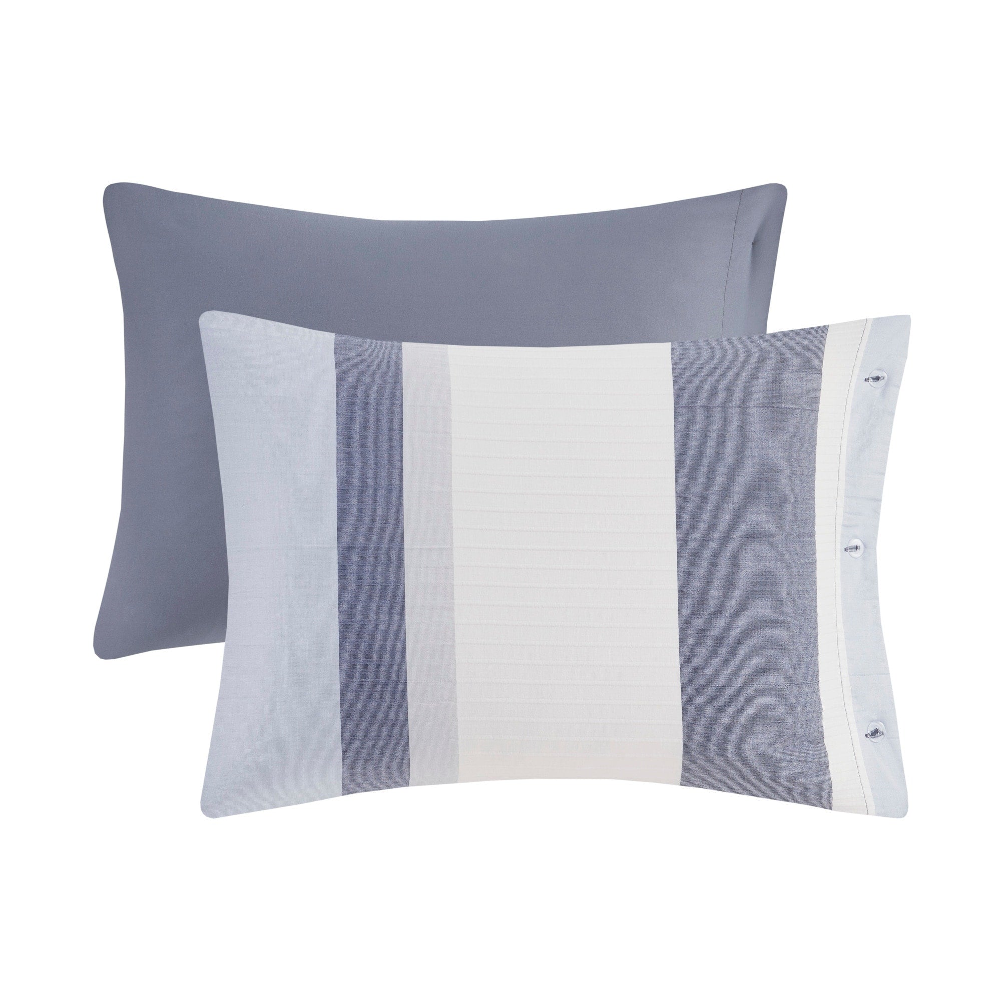 Madison Park Levi Blue/ Natural 5 Piece Jacquard Comforter Set