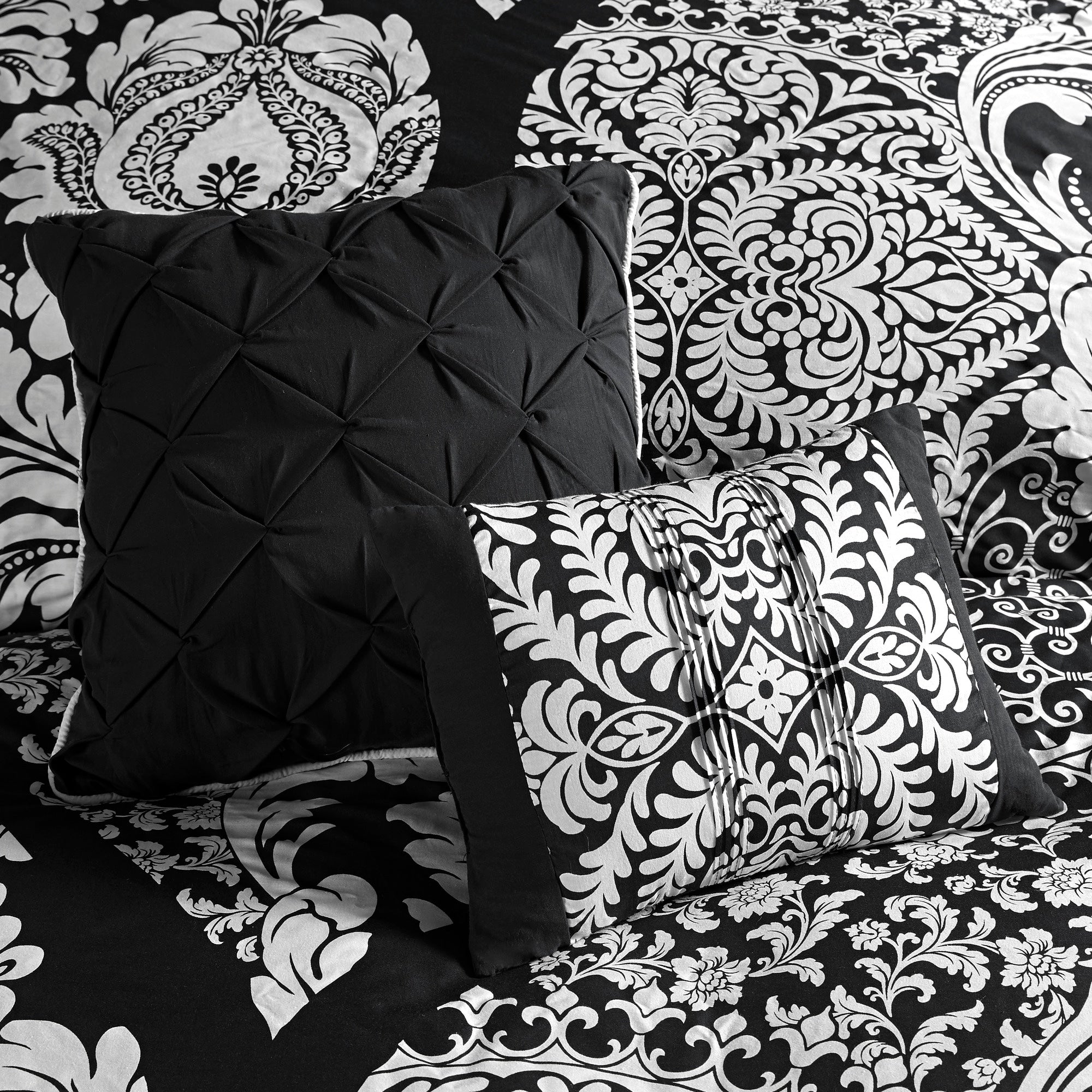 Ensemble de couette en coton imprimé Madison Park Marcella 7 pièces