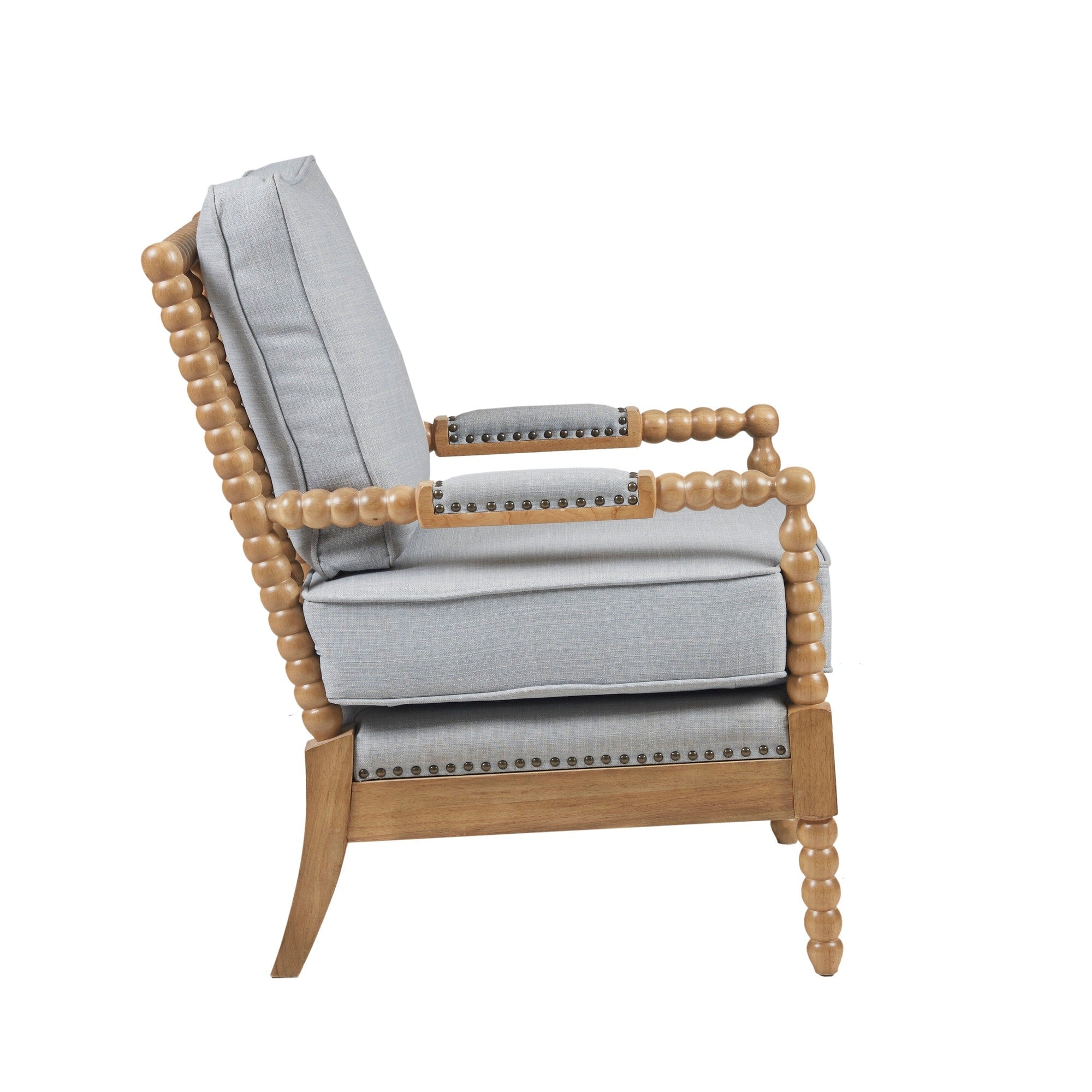 Fauteuil à cadre en bois tourné Madison Park Donohue