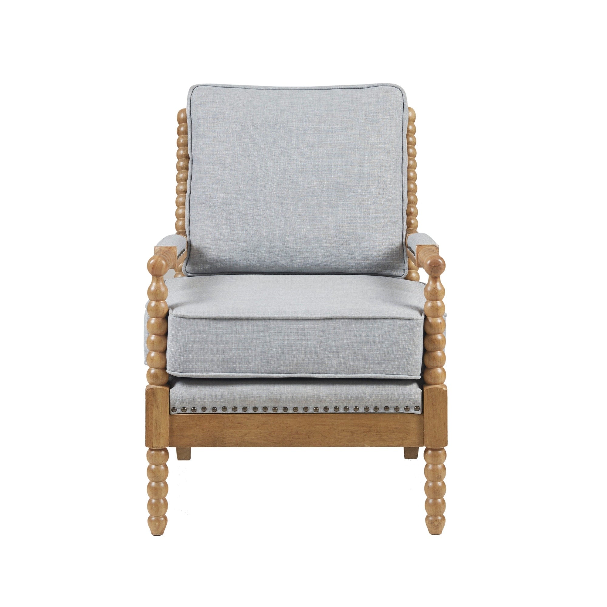 Fauteuil à cadre en bois tourné Madison Park Donohue