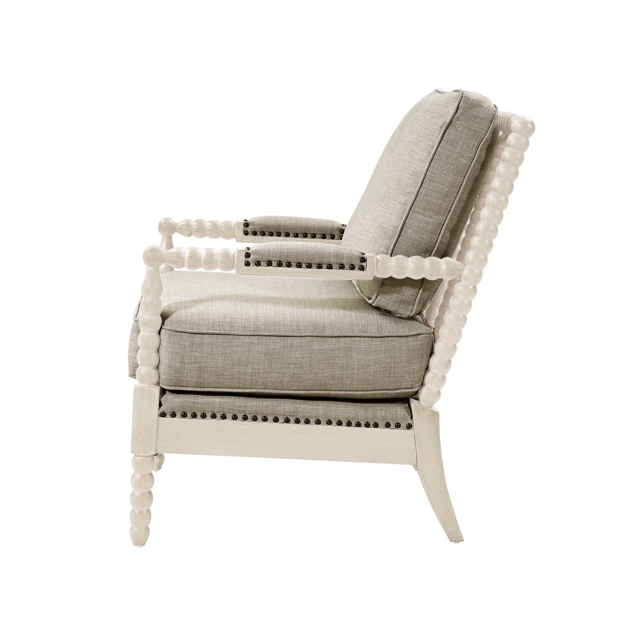 Fauteuil à cadre en bois tourné Madison Park Donohue