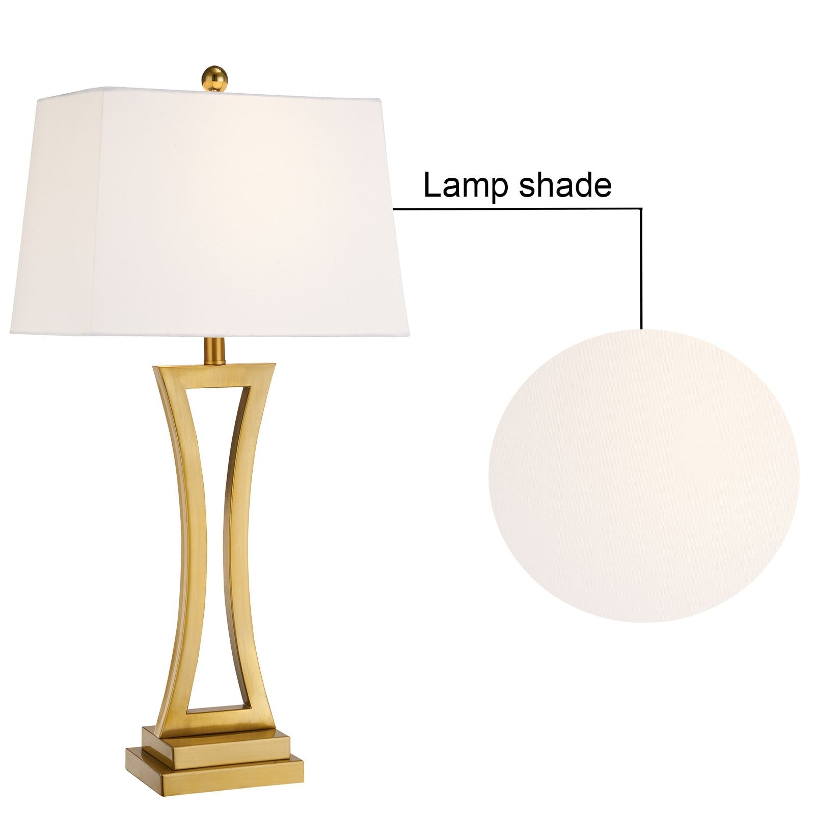 Maxax 30.75 Bedside Table Lamp Set (Set of 2)