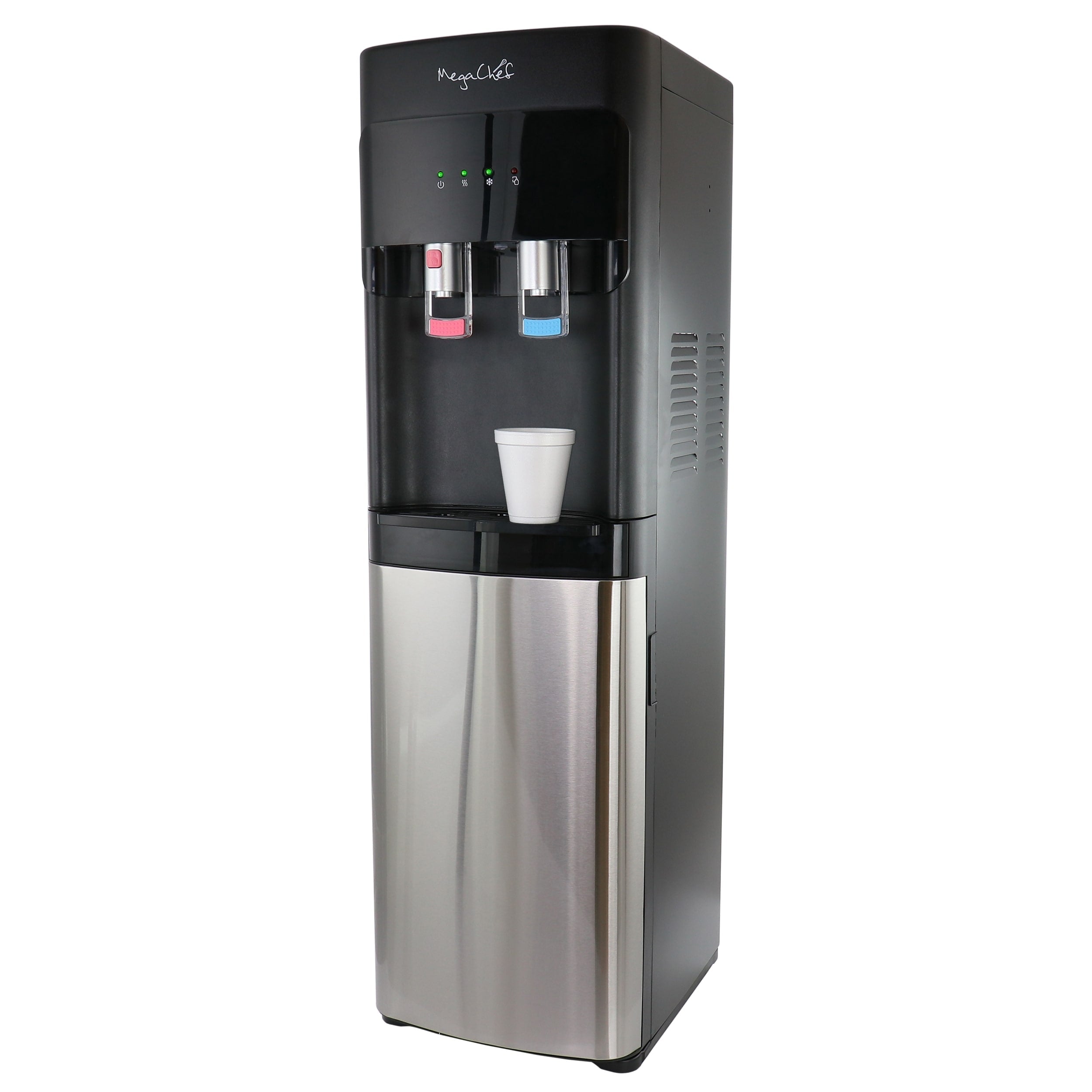 Distributeur d'eau chaude et froide MegaChef à chargement par le bas - 12 x 13,6 x 41