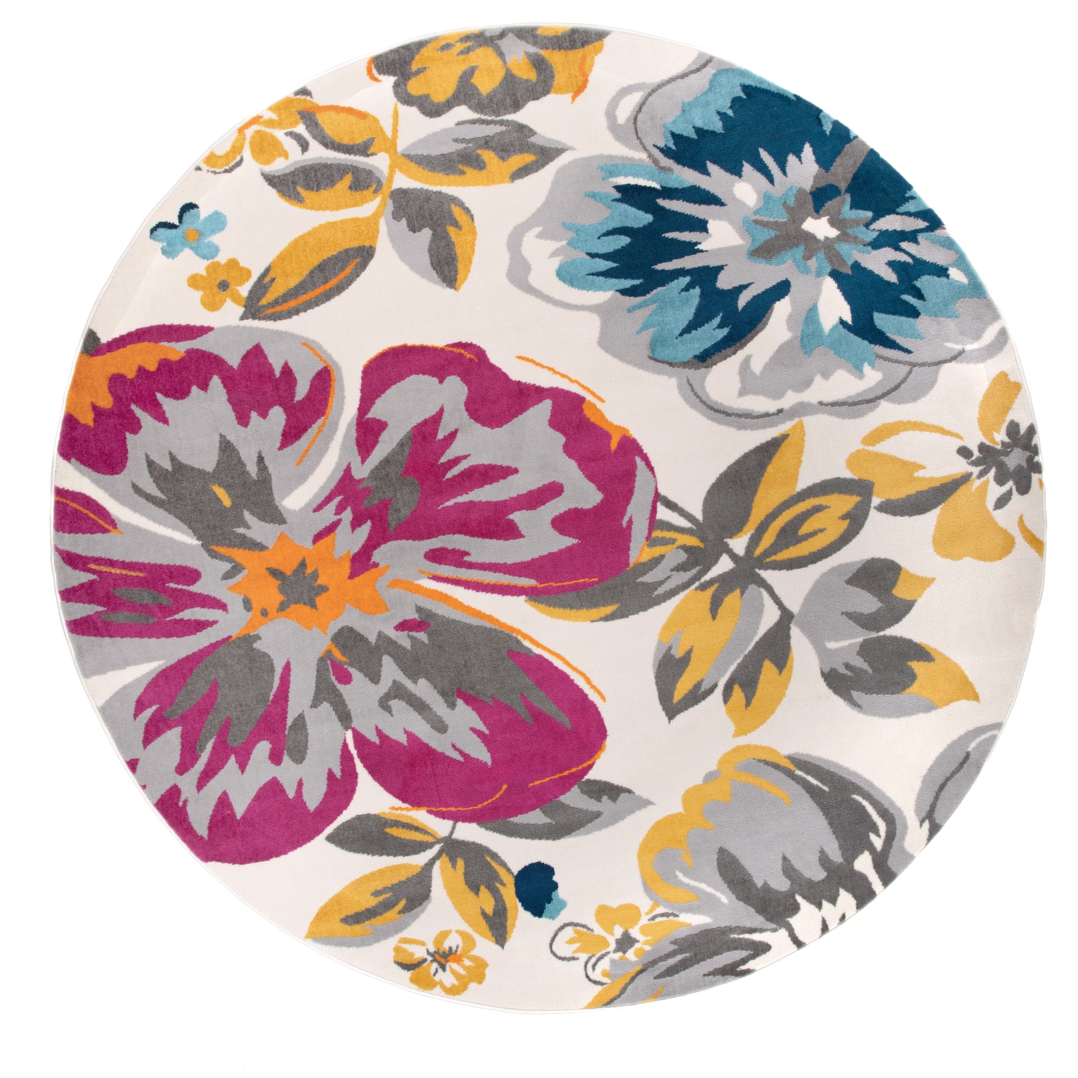 World Rug Gallery Modern Floral Design Area Rug
