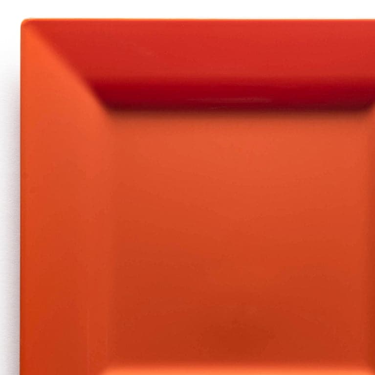 Modern Solid Square Disposable Plastic Plate Packs - Party Supplies
