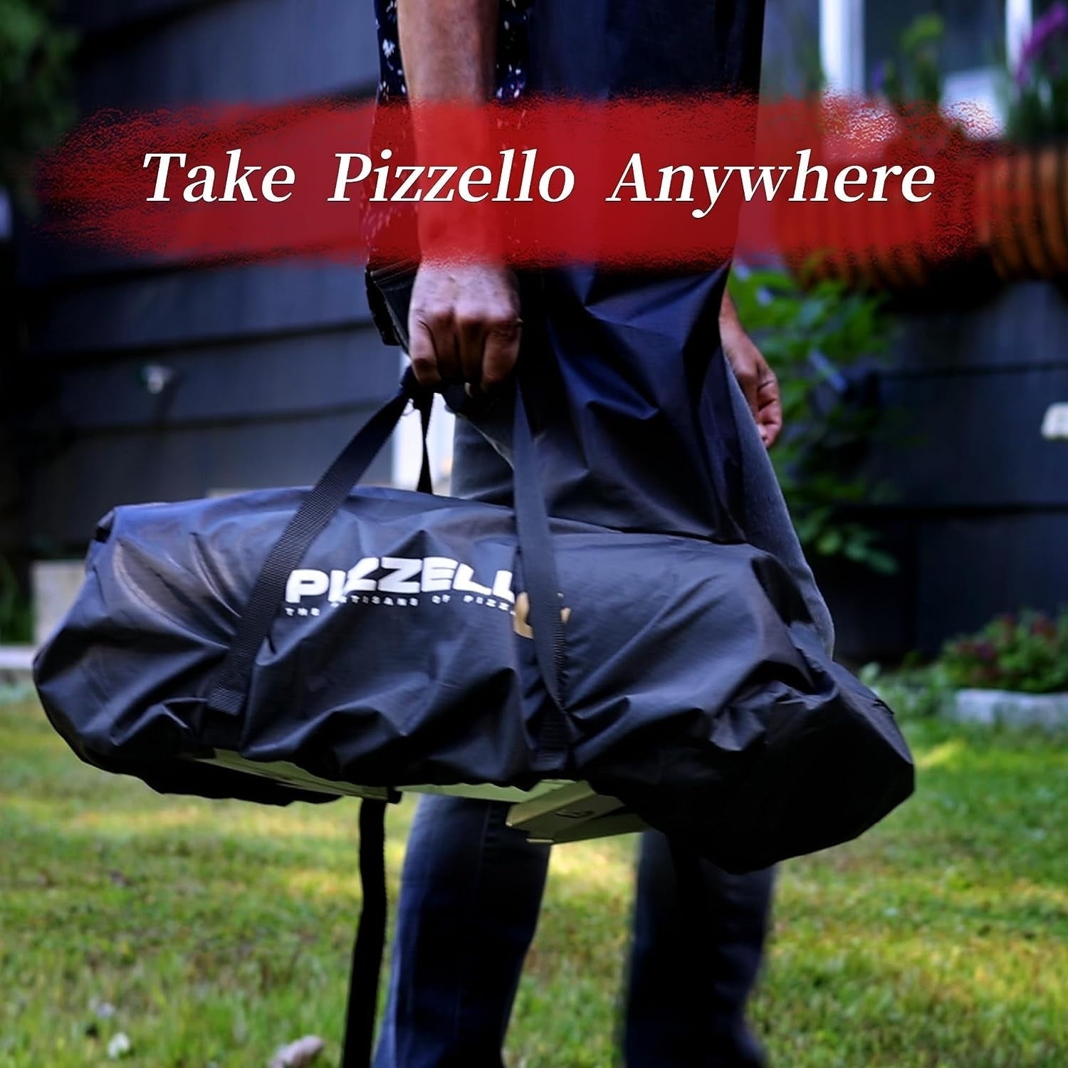 Four à pizza extérieur au feu de bois, four à pizza portable avec pelle à pizza et sac de transport - 16 pouces