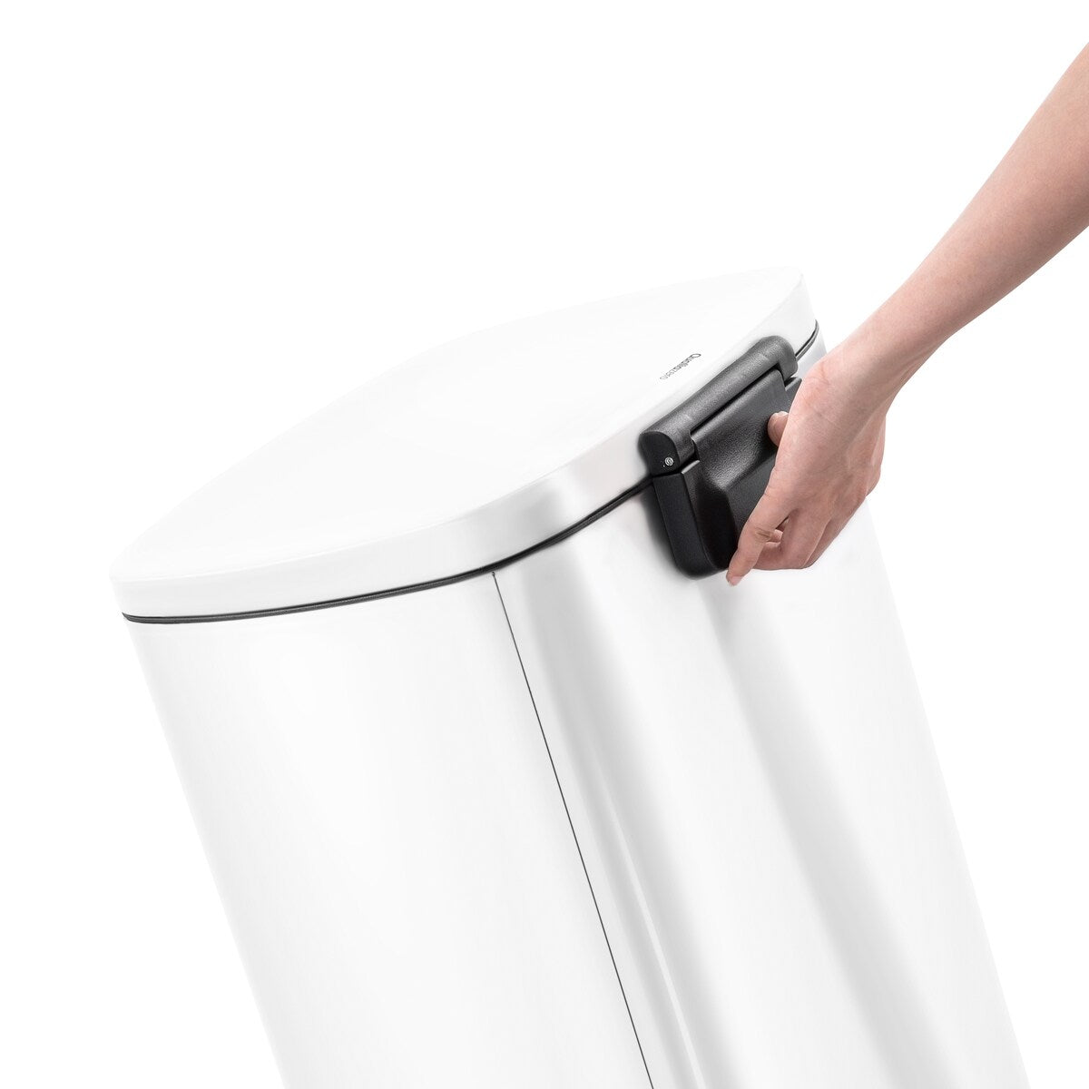 Poubelles rectangulaires Qualiazero de 13,2 gallons et deux de 1,3 gallon à pédale - Ensemble familial