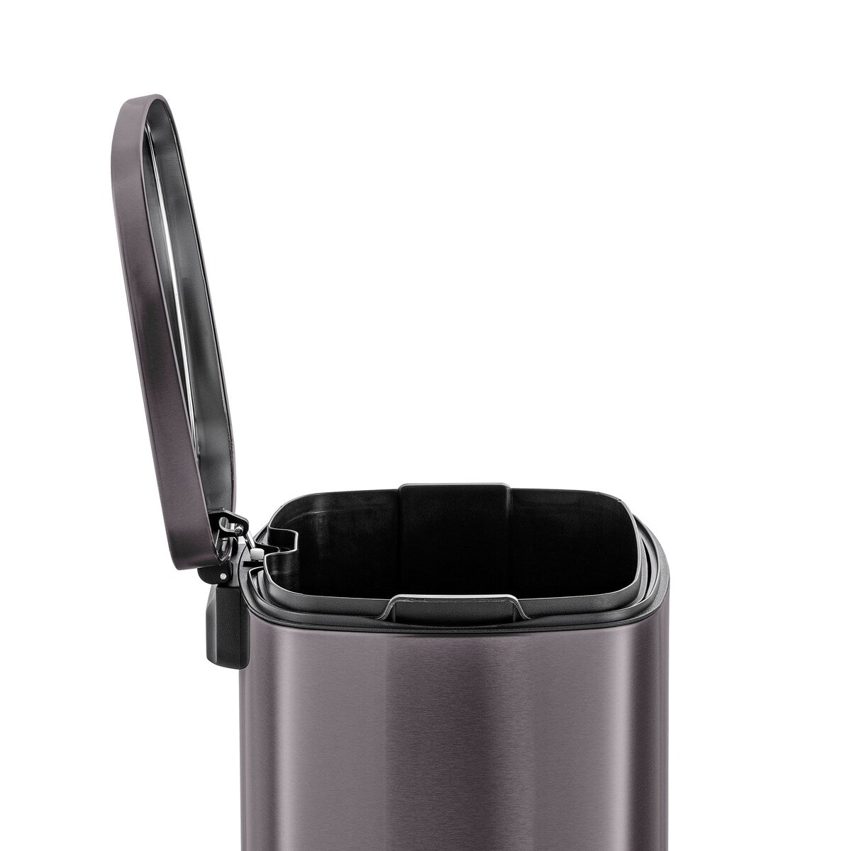 Poubelles rectangulaires Qualiazero de 13,2 gallons et deux de 1,3 gallon à pédale - Ensemble familial
