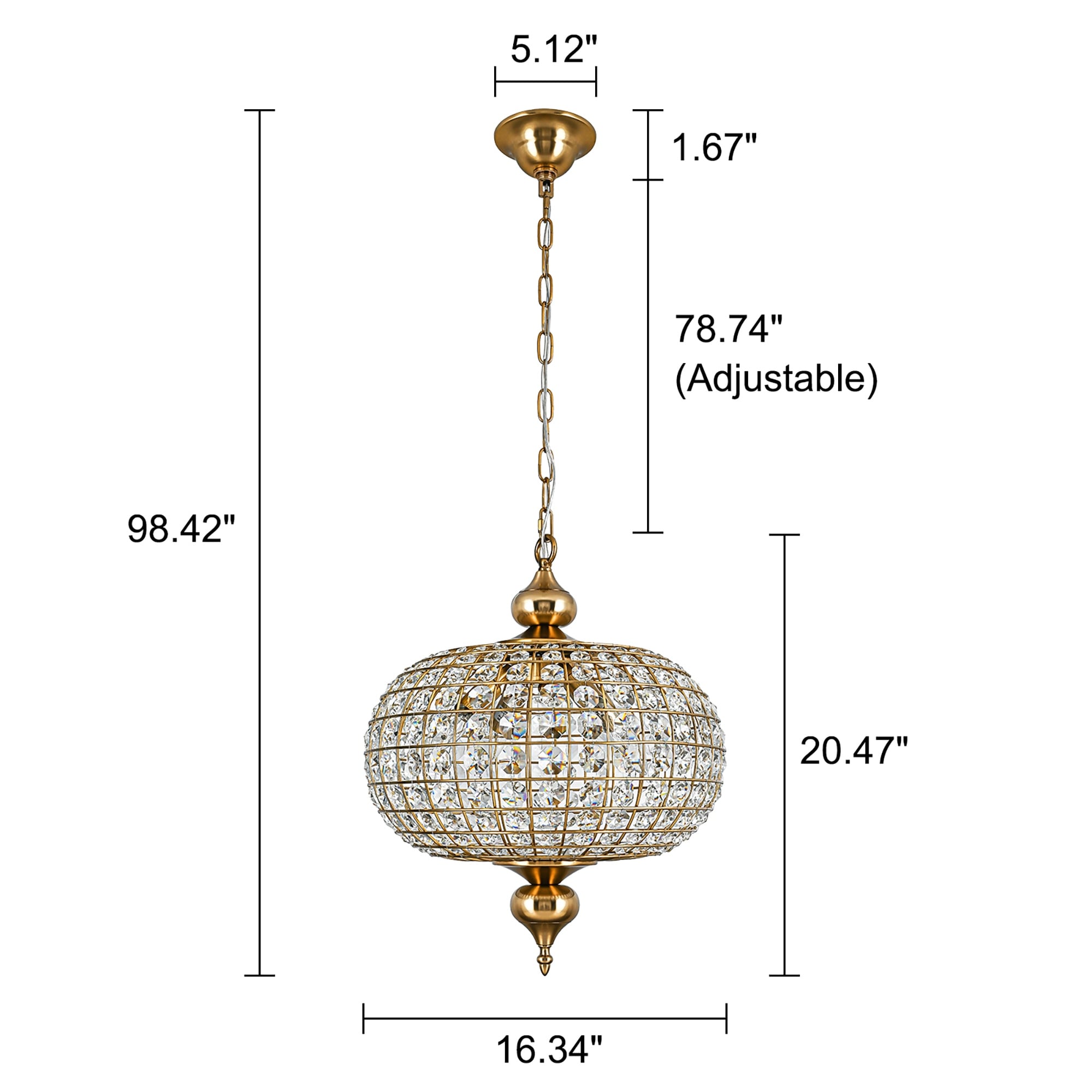Lustre rétro français à 4/5 lumières en laiton antique avec globe en cristal et suspension pour îlot de cuisine