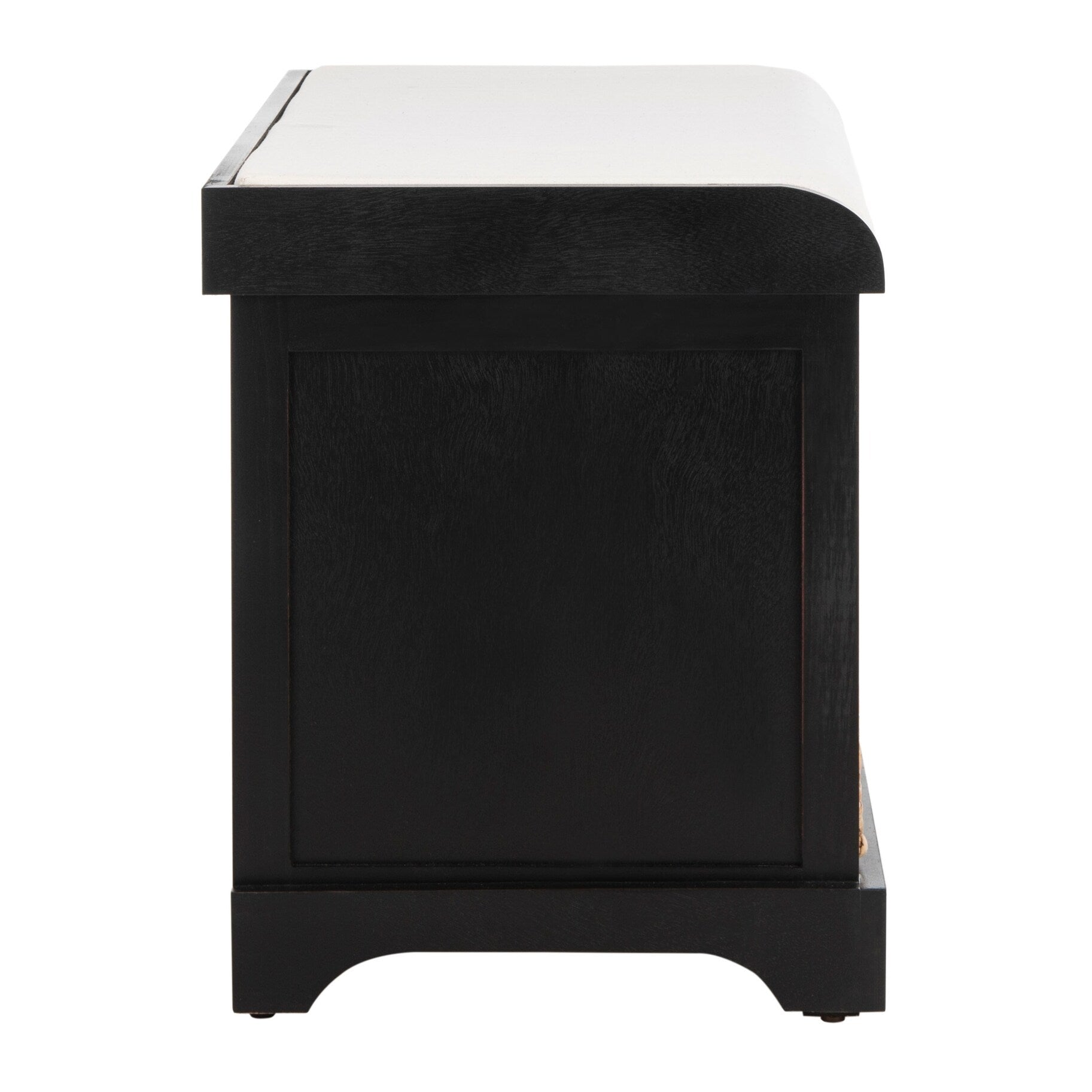 Banc de rangement tressé marron Euphemia de SAFAVIEH - 33,5 x 16,1 x 19,9 - 34 L x 16 P x 20 H