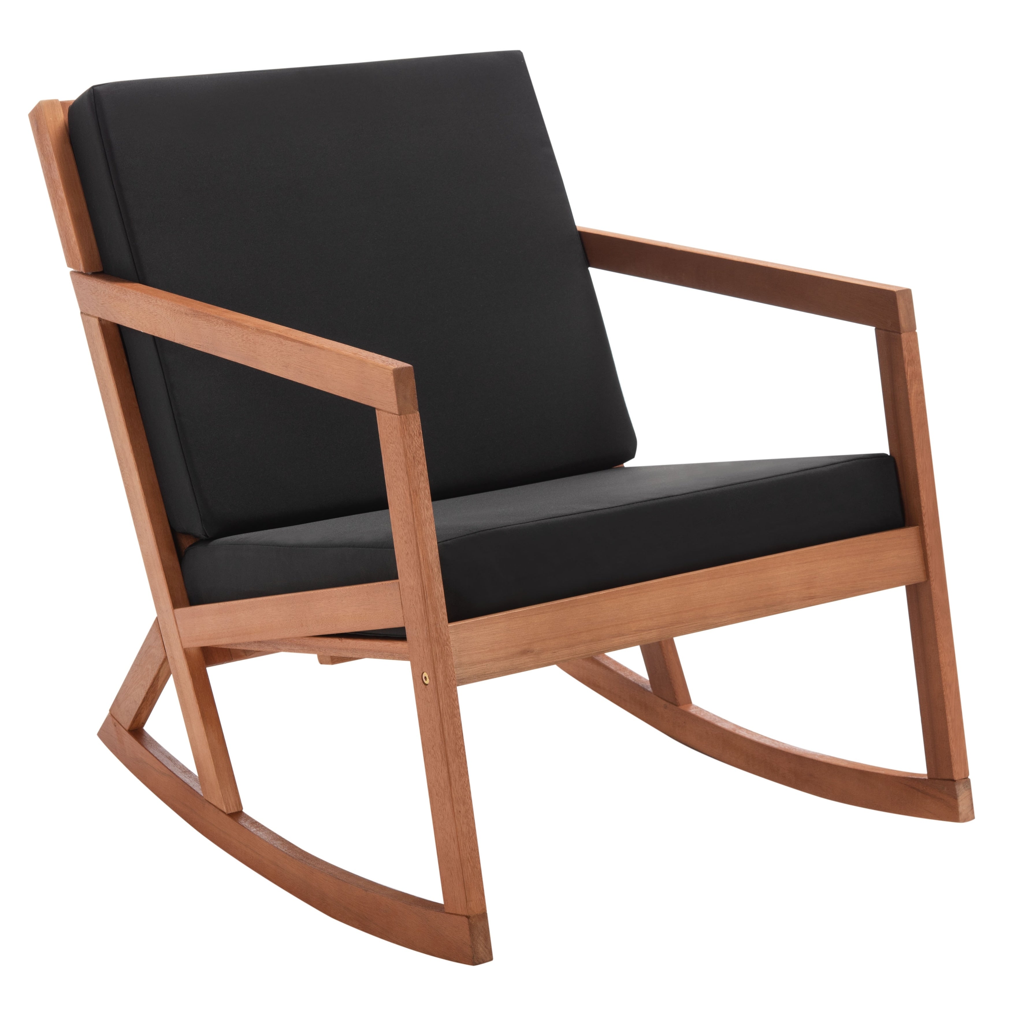 Chaise à bascule d'extérieur Makaila de SAFAVIEH avec coussin - 26 L x 31 P x 38 H