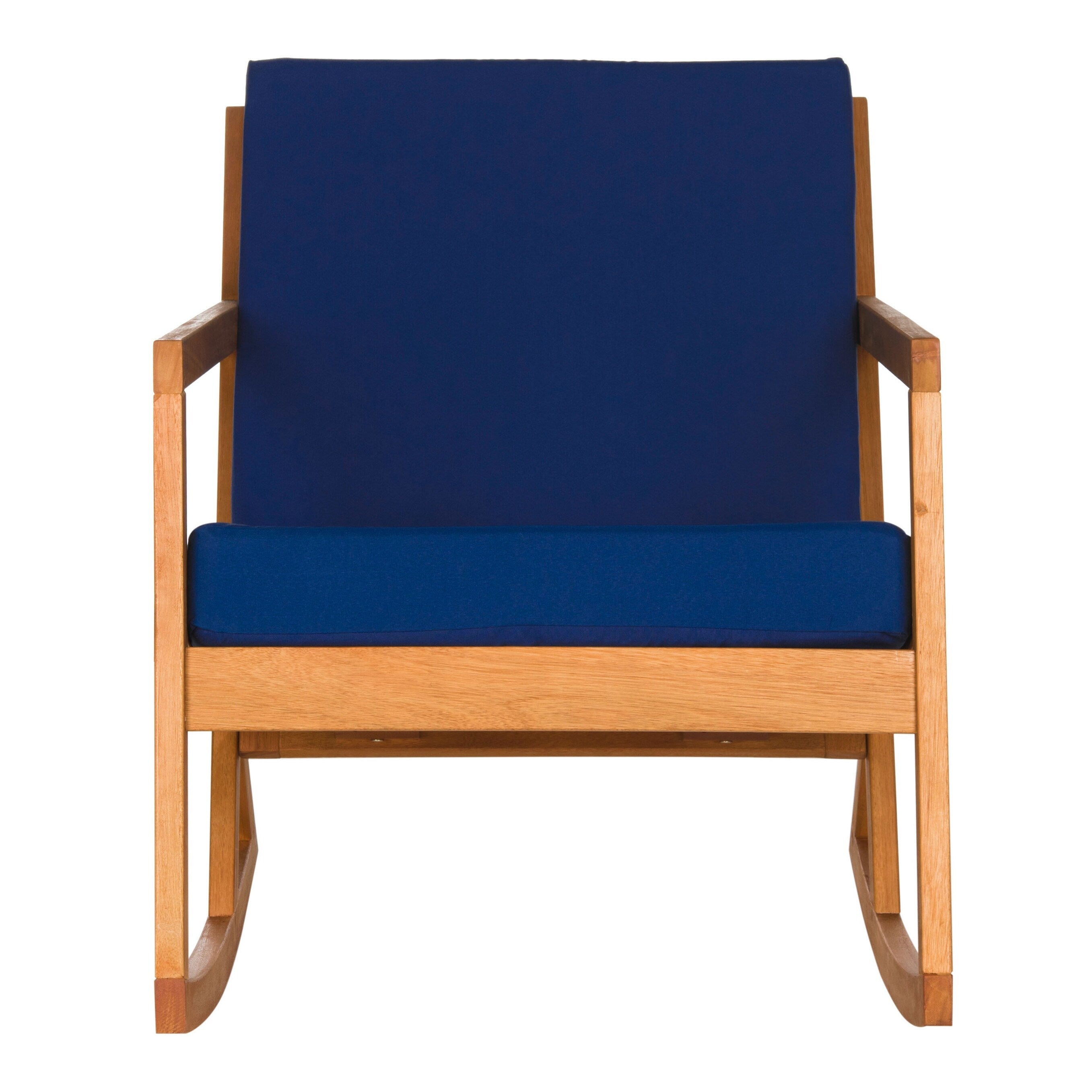 Chaise à bascule d'extérieur Makaila de SAFAVIEH avec coussin - 26 L x 31 P x 38 H