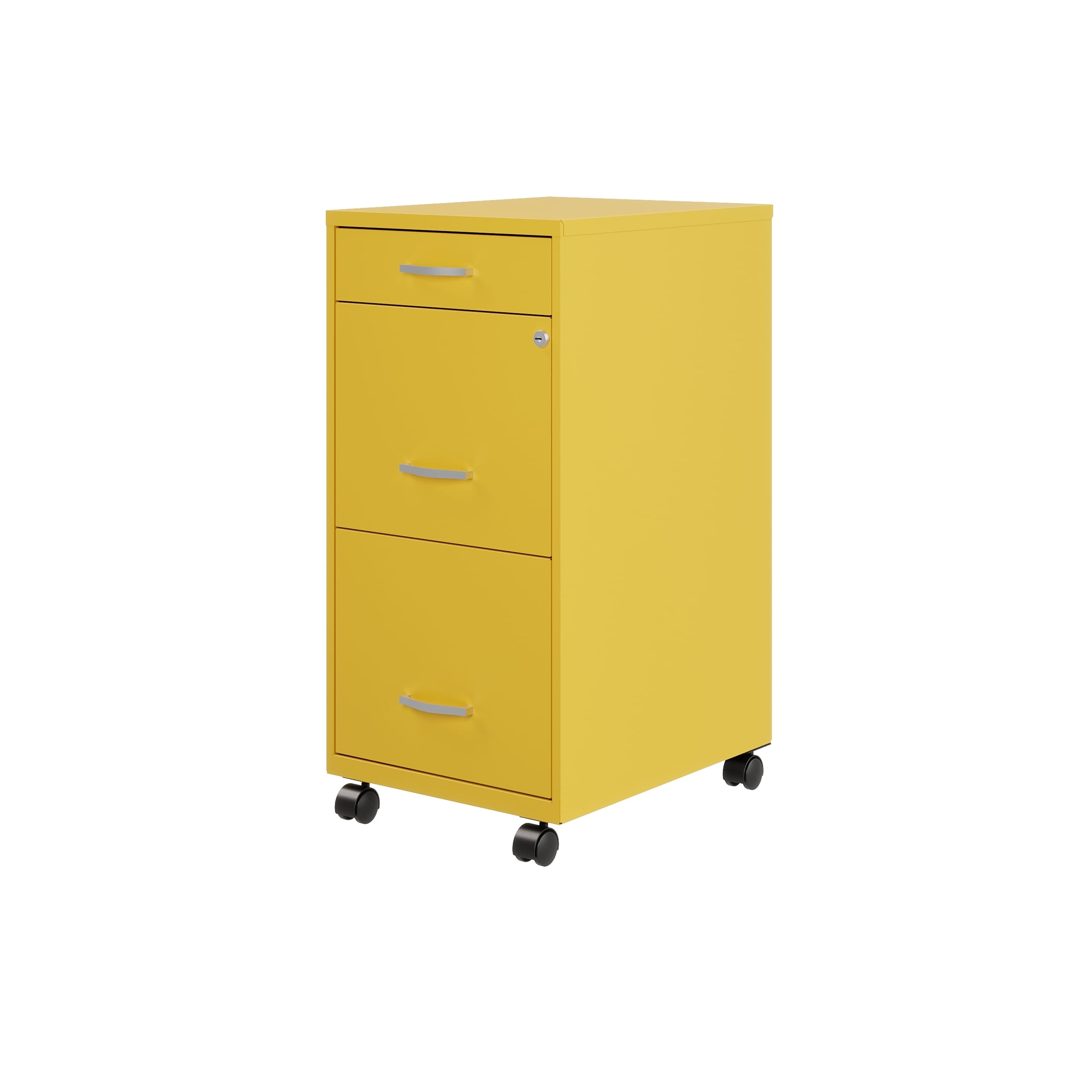 Classeur métallique Space Solutions 18 pouces de profondeur à 3 tiroirs
