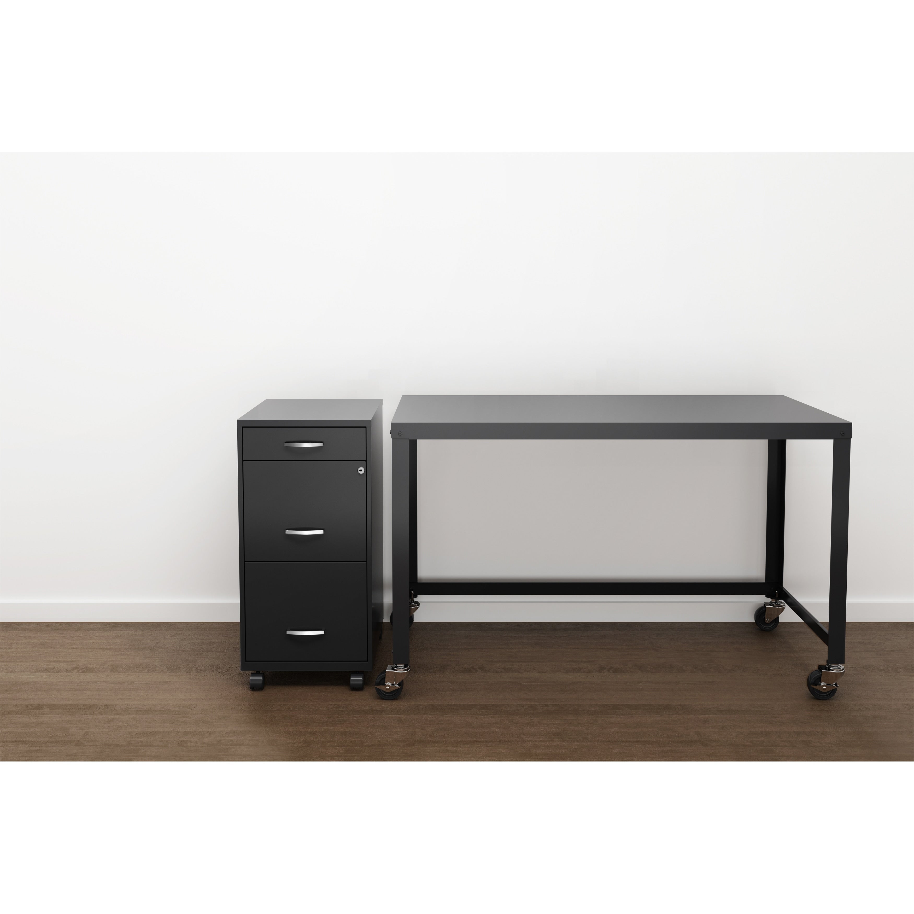 Classeur métallique Space Solutions 18 pouces de profondeur à 3 tiroirs