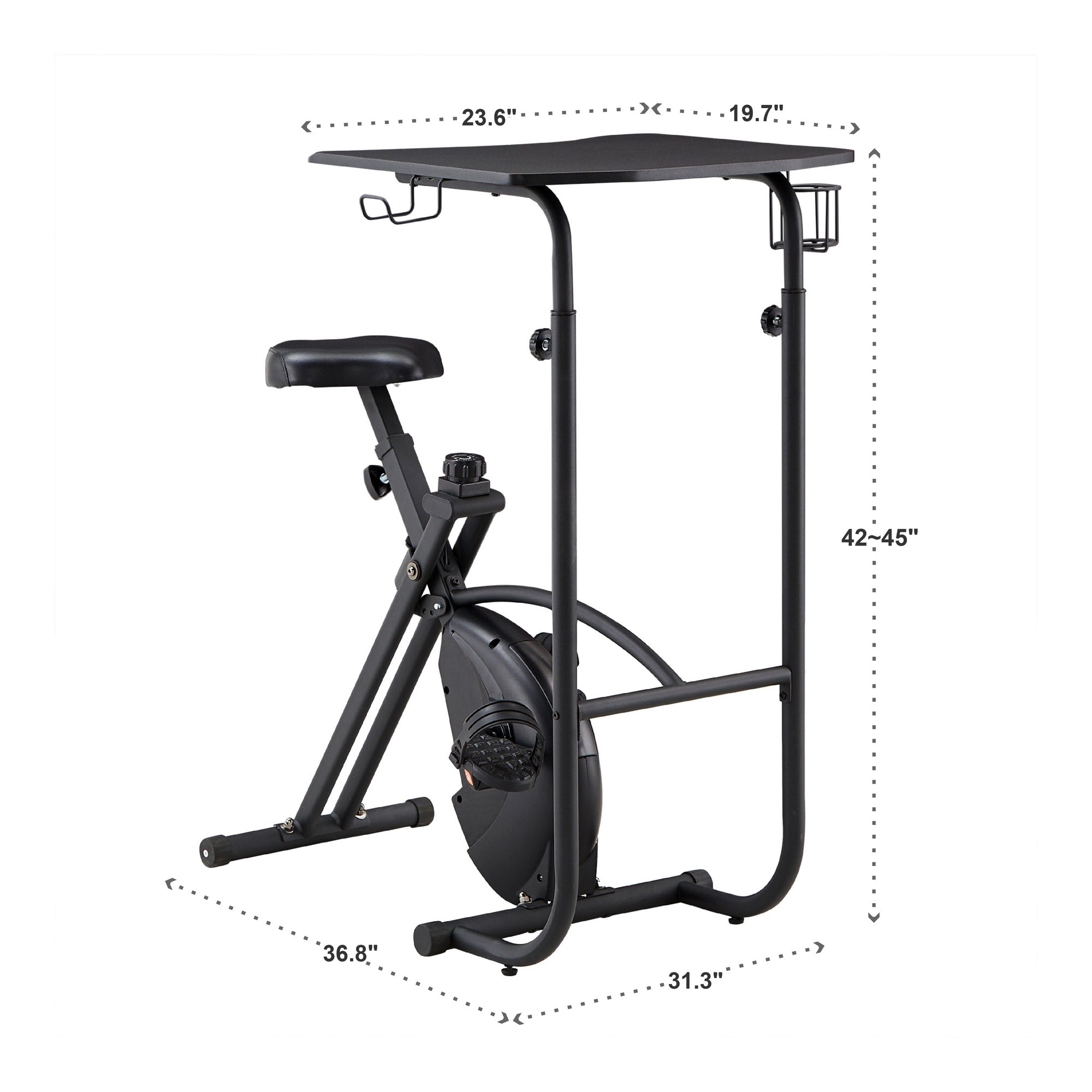 Bureau de vélo d'exercice Virgil par iNSPIRE Q Classic.