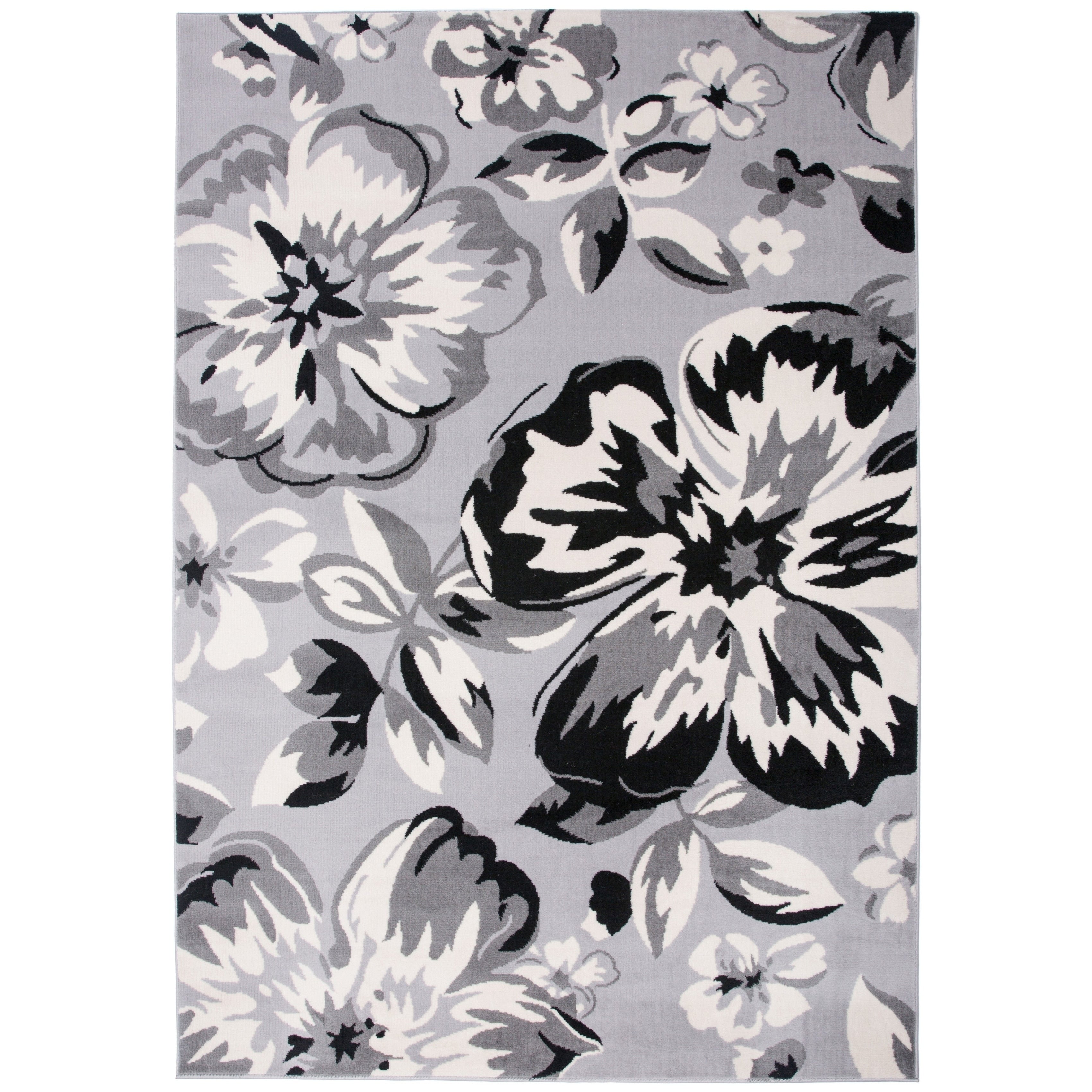 World Rug Gallery Modern Floral Design Area Rug