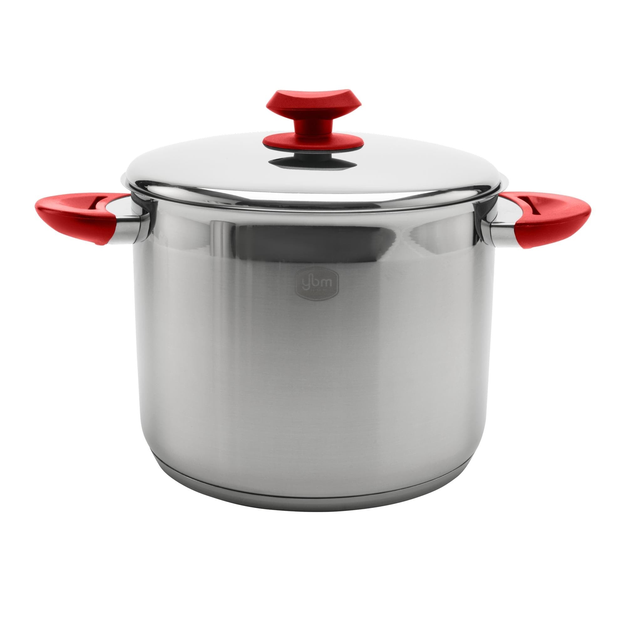 YBM Home Professional Chef's 18/10 Stainless Steel Stock Pot, Induction Compatible